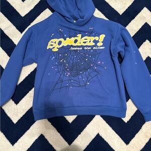Sp5der Tc blue hoodie